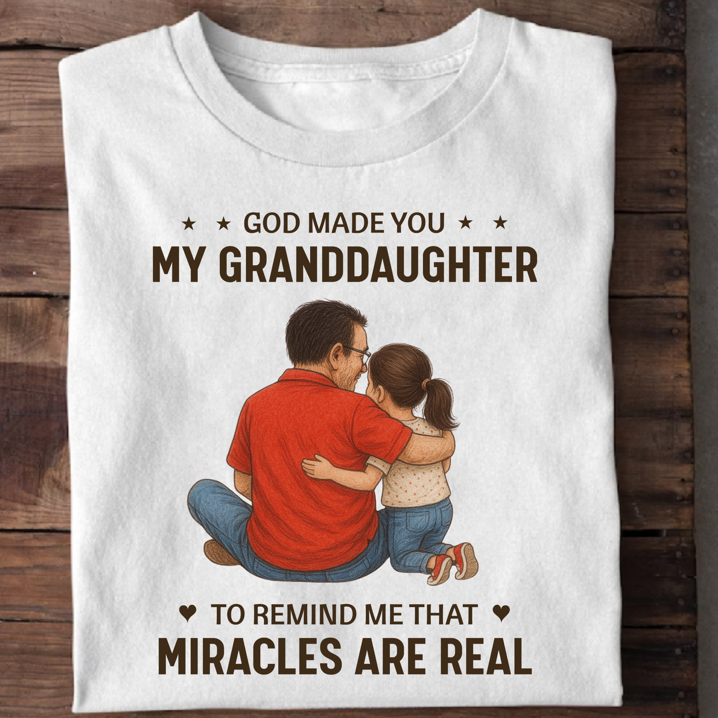 GRANDDAUGHTER MIRACLE (GRANDFATHER) CLASSIC T-SHIRT