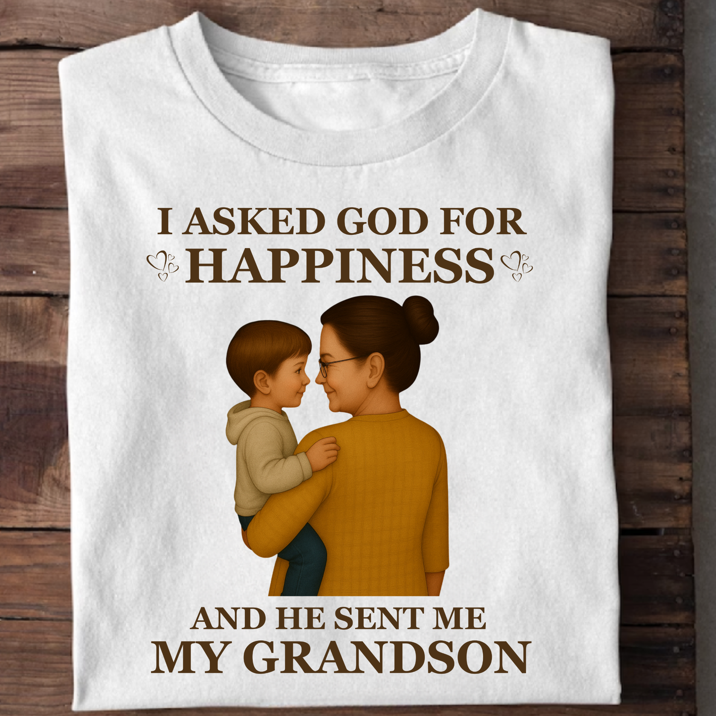 MY HAPPINESS ,MY GRANDSON (GM) CLASSIC T-SHIRT
