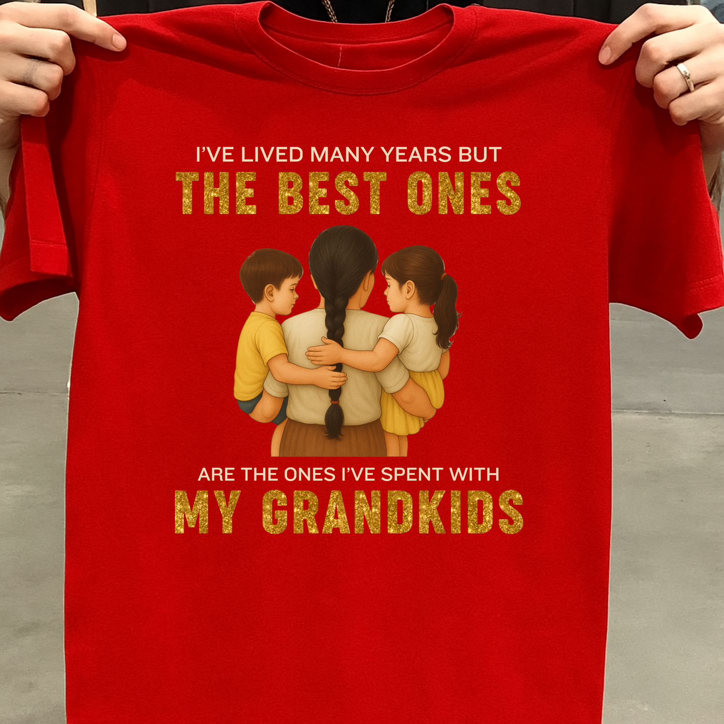 I'VE LIVED MANY YEARS BUT THE BEST ONES ARE THE ONES I'VE SPENT WITH MY GRANDKIDS (GM) CLASSIC T-SHIRT