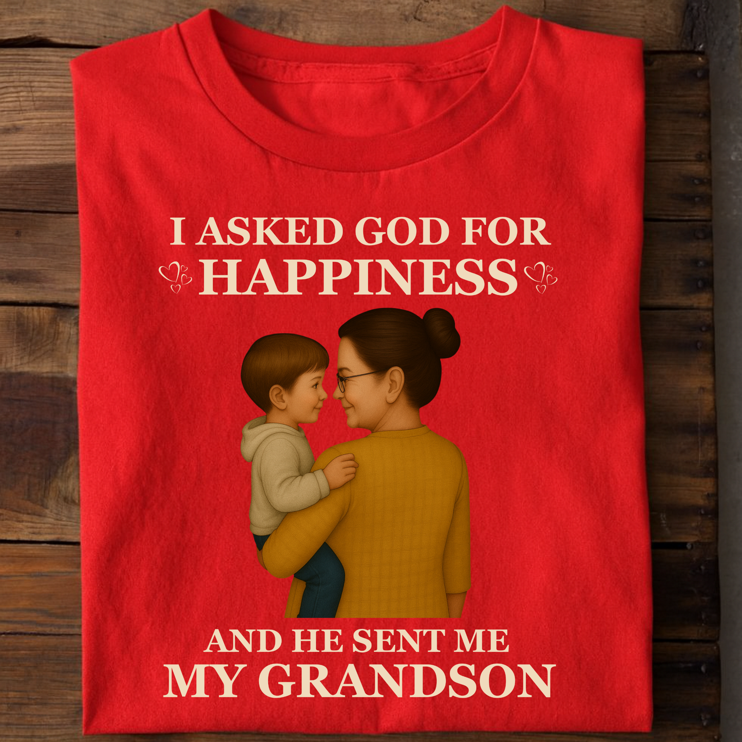 MY HAPPINESS ,MY GRANDSON (GM) CLASSIC T-SHIRT